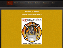 Tablet Screenshot of kg-graphics.com
